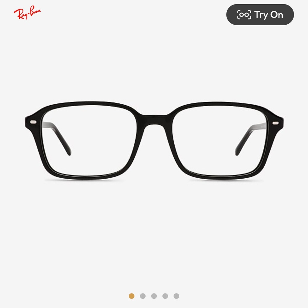 Ray-Ban Black Square Eyeglasses Style RX5431- Raimond/Black